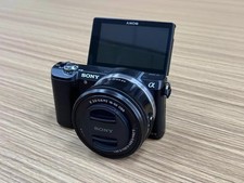 Sony Alpha a5000 20.1MP BLack Mirrorless Digital Camera w/16-50mm Lens - 90 New