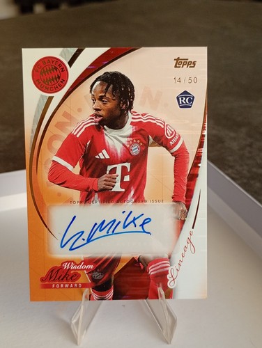 Wisdom Mike RC Auto/50-Topps Lineage FC Bayern München 25/26