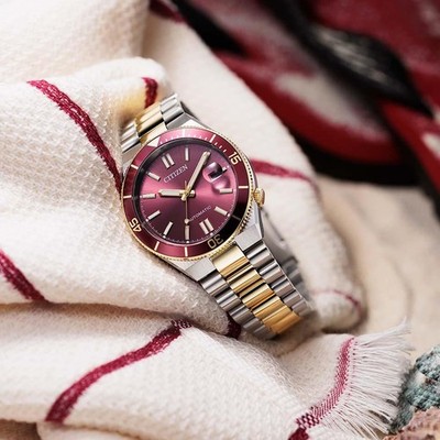 CITIZEN時計 CITIZEN TSUYOSA NJ0234-58X Two-Tone Stainless Steel Automatic