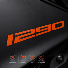 1290 Side Panel Decals | Premium Cast Vinyl Stickers | KTM Style Adventure Graph