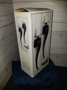 Metal Wall Sconce Set Of 2  ( 🆕 In Box) Size 3.14 in wide X 13.4 in height