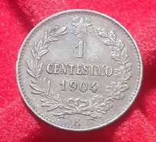 REGNO V.E.III° 1904 1 CENTESIMO CENT RAME SPL-