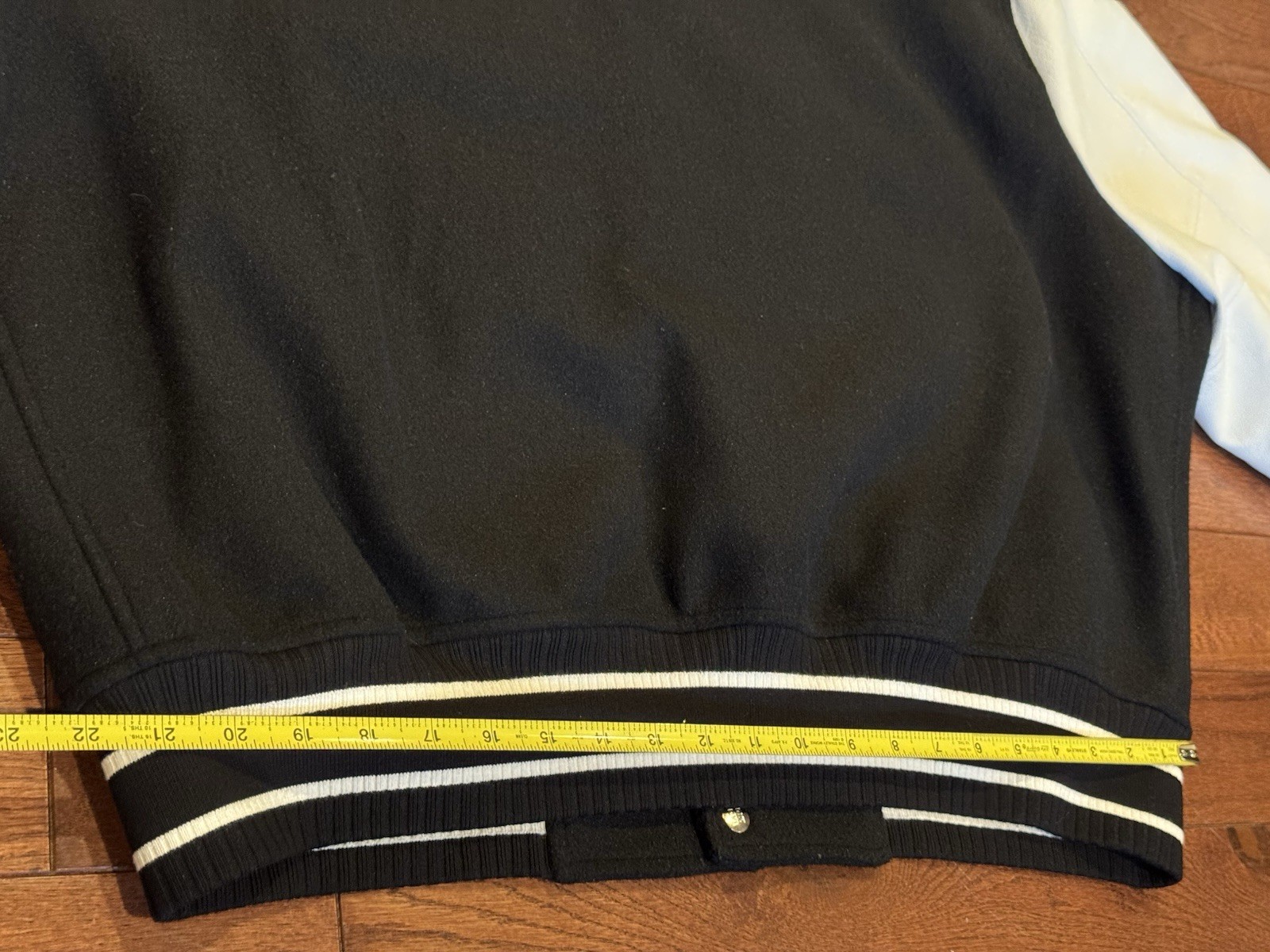 Authentic Givenchy Wool Leather VarsityBomber Jac… - image 19