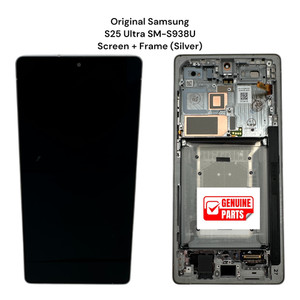 Genuine Original Samsung Galaxy S25 Ultra SM-S938U OLED Screen Assembly - Silver
