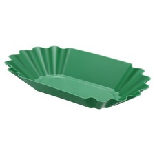 Coffee Beans Sample Tray, 450g Coffee Beans Display Dish, Dark Green