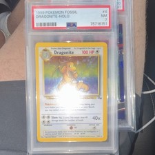 Pokemon TCG Dragonite 4/62 Fossil Holo Rare Unlimited PSA 7 English 1999 on eBay