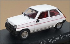 Norev 1/43 Scale Diecast 510535 - 1983 Renault 5 Turbo - White