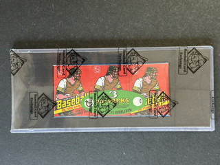 1978 Topps Baseball Wax Tray Pack Unopened BBCE Sealed Murray Trammell HOF RC Yr