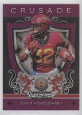 2019 Panini Prizm Draft Crusade Purple Prizm David Montgomery #12 0co1