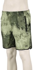 RVCA Yogger Athletic Shorts - Green Camo II - New