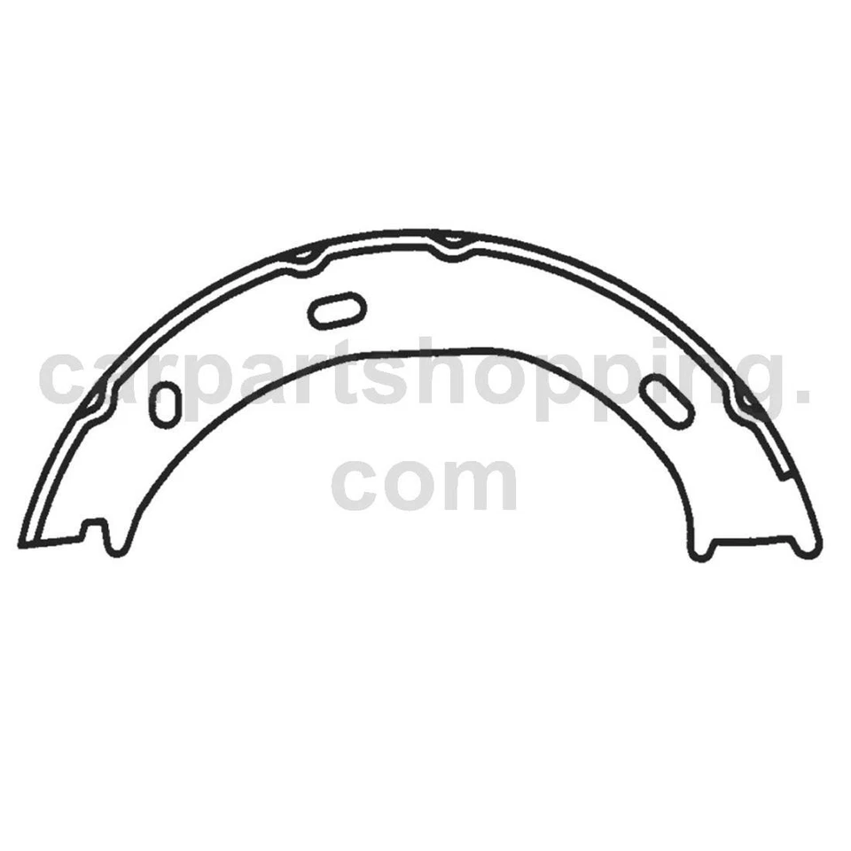 Zapata de freno de estacionamiento centrada accesorios de estacionamiento traseros para Mercedes-Benz G500 05~08 Foto 2 de 4