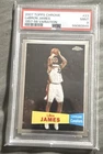 2007 Topps Chrome 1957-58 Variation Cavs LeBron James Card #23 PSA 9 MINT