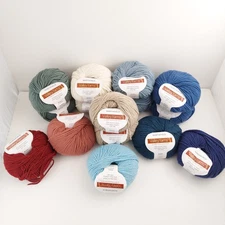 Asst. Lot of 15 Northfield 70% Merino 20% Baby Alpaca 10% Silk, Valley Yarn Peru