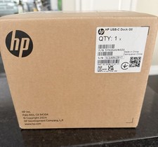 New In Box - hp usb-c dock g5 docking station