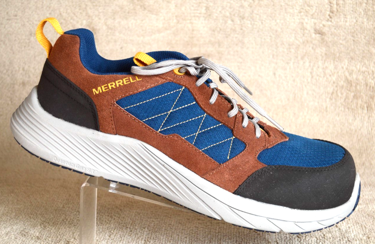 Scarpe antinfortunistiche da lavoro Merrell uomo 12 M punta in acciaio nuove senza scatola