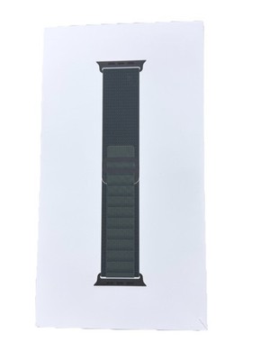 Genuine Apple Watch Band Alpine Loop (49mm) Dark Green - Large Open Box / New
