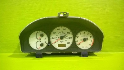 01 02 PROTEGE SE SPEEDOMETER CLUSTER W/TACH (WHITE GAUGES) 200K MILES OEM 3703-1