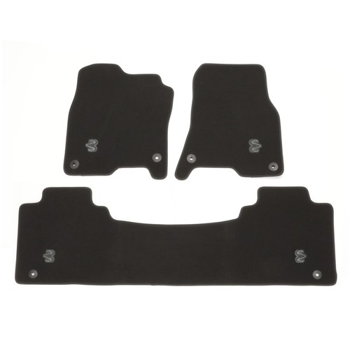 2019 RAM 1500 DT QUAD CAB PREMIUM FRONT & REAR CARPET FLOOR MATS OEM