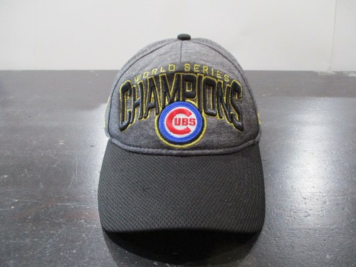 Chicago Cubs Hat Cap Strap Back Gray 