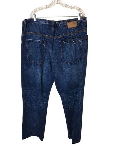 Roca Wear Jeans Women's Size 42 Blue 100% Cotton Embroidered Patches - Picture 2 of 13