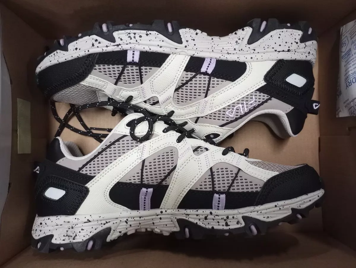 Fila Women s Matronic Running Sneakers Shoe Tan Black Lilac SIZE