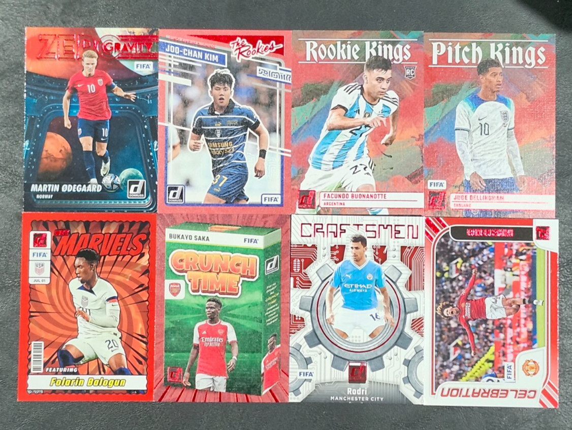 2023-24 Donruss Soccer RED INSERTS with Rookies You Pick the Card - READ