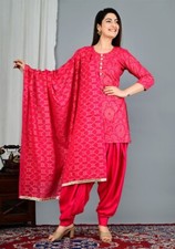 readymade suits for women Printed Kurta, Salwar Dupatta Set
