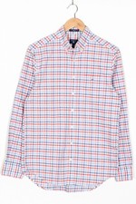GANT The Oxford Gingham Shirt Men Size S 37/38 15 Regular Long Sleeve VR2644