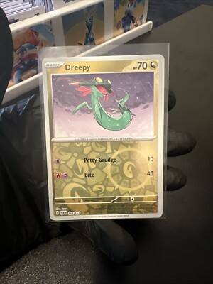 Dreepy 128/167 Reverse Holo Pokemon Card – Twilight Masquerade, Near Mint