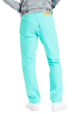 Levi's Men's 501 Original Shrink-to-Fit Jeans Blue Curacao 32W x 32L 005012599