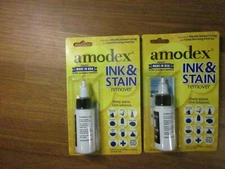 Lot Of 2 Amodex Ink & Stain Remover 1oz Bottle