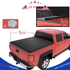 Roll-Up Tonneau Cover For 2020-2023 Jeep Gladiator 5 Ft 60" Soft Bed