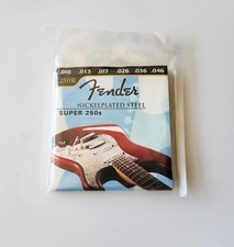 Fender Super 250 Guitar Strings Nickel Plated Steel 250R Gauges New in Package