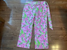 Lilly Pulitzer Pink Green Monkey Palms Mommy Me Pant Size 2 New