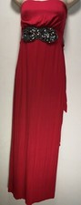 ASOS Pink Bandeau Maxi Dress w/ Bow Detail - Size 12 (557y)