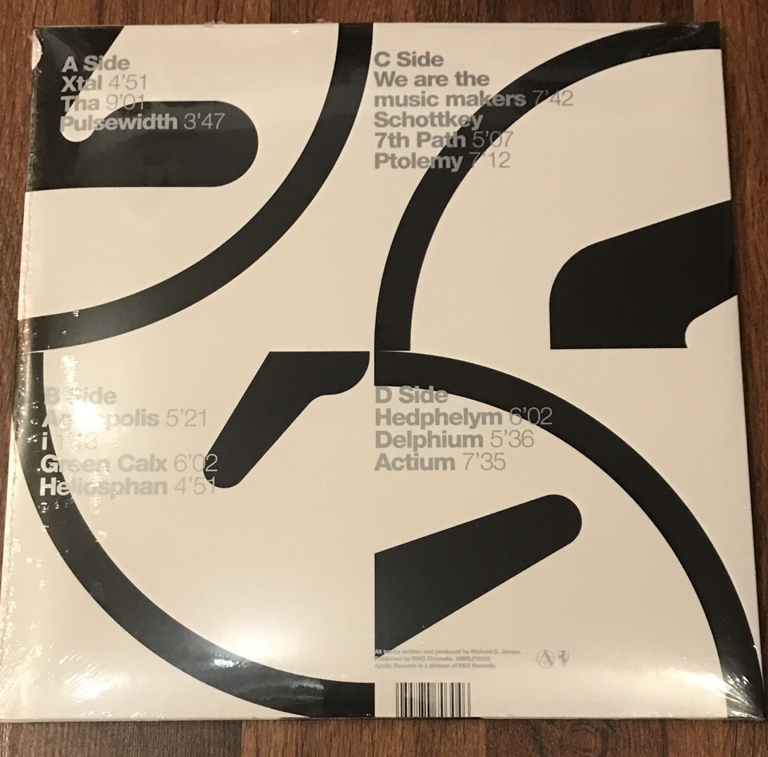 Aphex Twin official Parker ブラック オフィシャル L Aphex Twin Selected Ambient Works 85-92 LP [Vinyl New