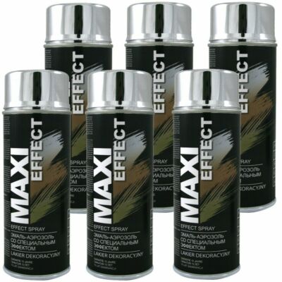Chromspray 6x 400ml Spray Chrome Effektspray Chromlack Chromefarbe MOTIP DUPLI