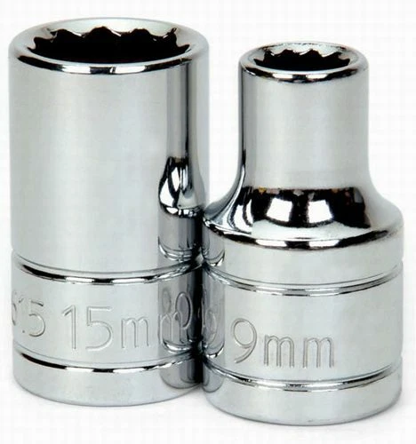 Juego de enchufes hexagonales Gedore Robust 1/2 de 8 a 22 mm, 11 unidades