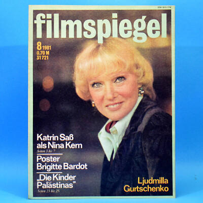 DDR Filmspiegel 8 1981 Brigitte Bardot Katrin Saß Rene Clair Francoise Rosay H