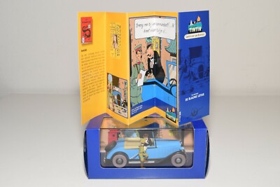 A35 41 1:43 68 ATLAS HERGE TINTIN KUIFJE THE BLUE LOTUS CONVERTIBLE MIB