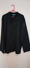 Chef Works Jacket Xl Black Kitchen Work Uniform Coat Restaurant Cook