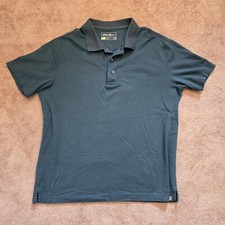 Eddie Bauer Travex Mens Performance Polo Golf Shirt Green Size Large