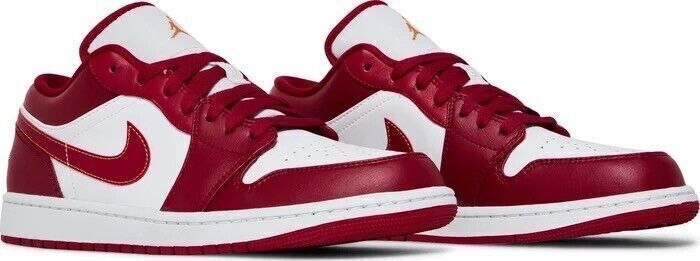 Nike Air Jordan 1 Low Cardinal Red Men's Sneakers 553558-607 | eBay