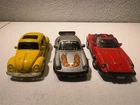 Vintage 1984 GoBots Volkswagen Beetle Go-Bots Datsun Porsche