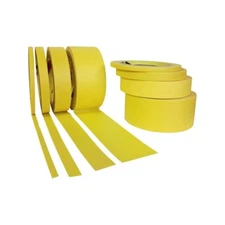 JMI Yellow Painters Tape for Automotive Paint, 3 Roll Auto Body Masking Tape Lot