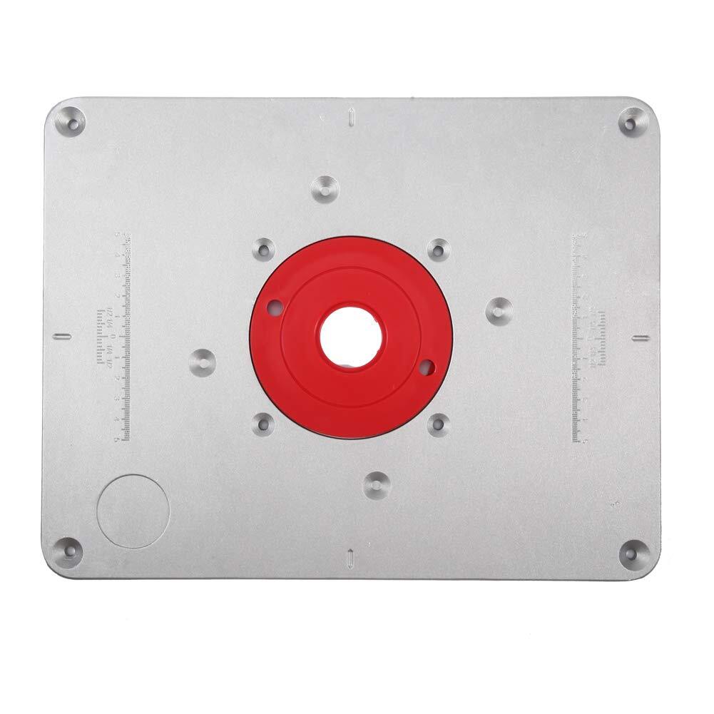 KIMISS Piastra Banco Fresa 300x235mm | Alluminio per Fai da Te