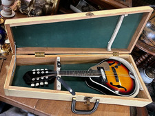 Vintage MD3E Mandolin with Pickup and Handmade Wooden Case  Made in Korea