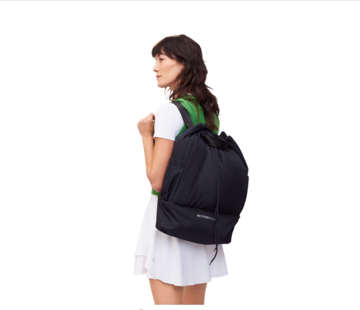 NEW Black Drawstring Beyond Yoga NEW Black Convertible Gym  display picture 1