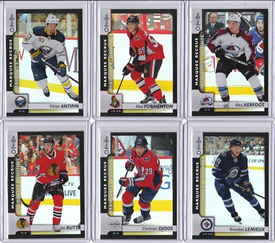 17/18 O-Pee-Chee Update Black Rainbow Foil #644 Brendan Lemieux Jets /100