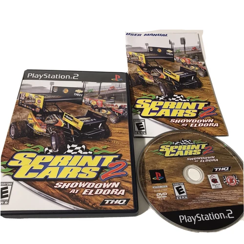 Sprint Cars 2 Showdown at Eldora PlayStation 2 Complete PS2 Good Condition
